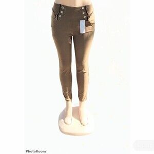 Khaki Jeans With Bling